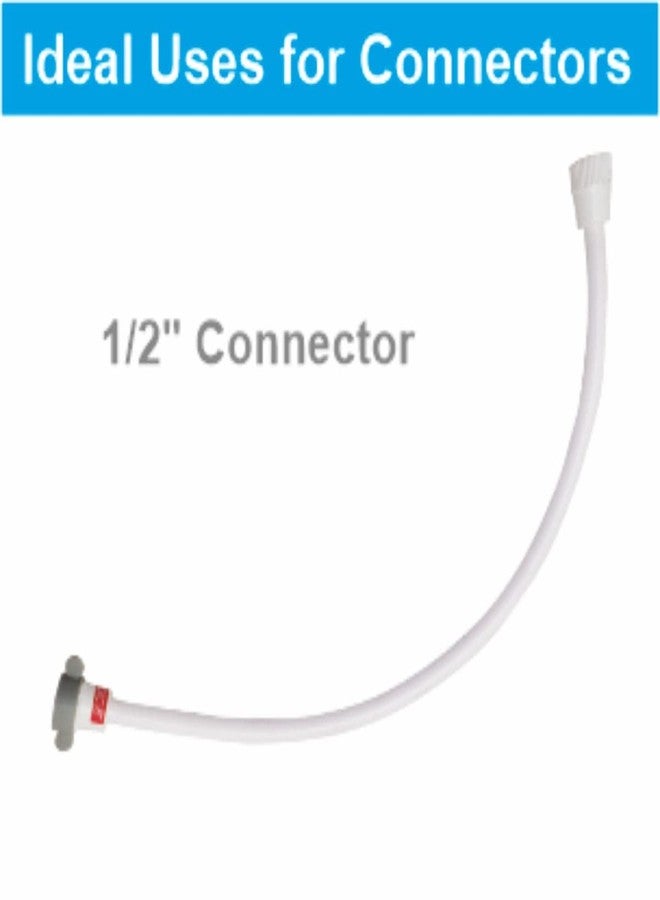 Anatomix Connection Pipe For Geyser/Connection Pipe For Wash Basin, Cistern Tank, Various Appliances (White, 30 Inch) - Pack of 8 LQ - Image 4